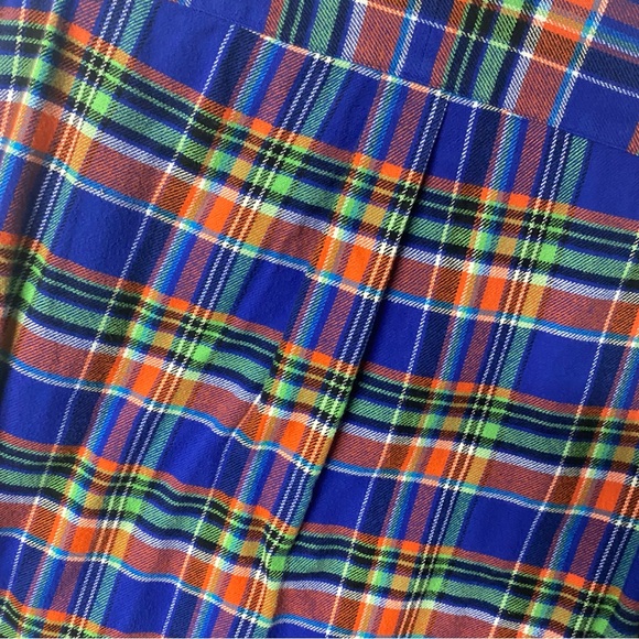 Polo Ralph Lauren Men M Colorful Tartan Plaid Flannel Long Sleeve Button Down - Picture 9 of 9
